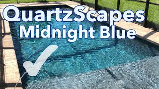 QuartzScapes Midnight Blue Pool Finish Review [upl. by Aikram]