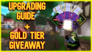 Vesteria Indepth UPGRADING Guide  GOLD TIER GIVEAWAY [upl. by Arraeic]