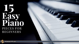 15 Easy Classical Piano Pieces for Beginners [upl. by Andrus]