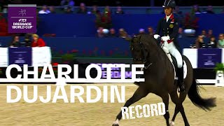 Charlotte Dujardin amp MSJ Freestyle Record Breaking Performance  FEI Dressage World Cup™ [upl. by Ahsimrac]