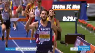 Athlétisme  Le Rémois Mahiedine Mekhissi remporte son 5e titre européen au 3 000 m steeple [upl. by Atig248]