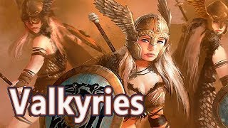 The Valkyries  Norse Mythology  Mythology Dictionary See U in History [upl. by Bowe]