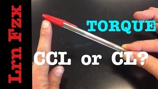 Clockwise vs Counterclockwise Torque Direction [upl. by Atinrahc511]