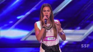 Celine Polenghi X Factor Audition 2013 When You Believe [upl. by Dennis211]