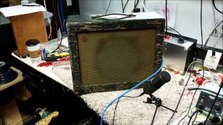 1954 Magnatone Melodier Model 110 Tube Guitar Amp [upl. by Macnair927]