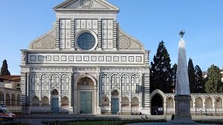 Alberti Façade of Santa Maria Novella Florence [upl. by Naleag]