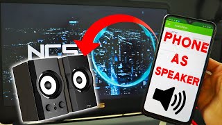 How to Use your Smartphone as a Speaker Wireless and USB [upl. by Adnav551]