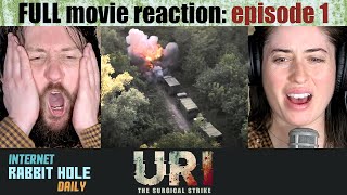 URI the surgical strike  HINDI  FULL MOVIE REACTION SERIES  irh daily  EPISODE 9 [upl. by Narcis]