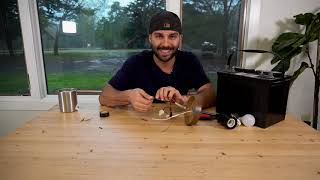 DIY CONVERTING 120V FIXTURE TO 12V  RV LIGHT FIXTURE  CAMPERVAN [upl. by Arral129]