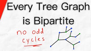 Every Tree Graph is Bipartite  Graph Theory [upl. by Vitkun882]