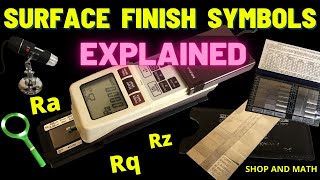 surface finish symbols explained [upl. by Salem]