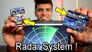 HINDI How To Make A Radar Using Arduino And Ultrasonic Sensor Easily At Home  Arduino Project [upl. by Hgiel]