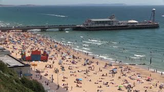 Bournemouth Beach Dorset [upl. by Congdon]