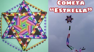 Cómo Hacer un Papalote o Cometa quotEstrellaquot  How to Make Star Kite  Saranggola Star [upl. by Atcliffe628]