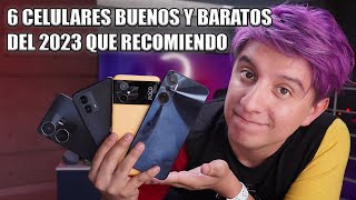 Top 6 mejores smartphones GAMA BAJA 2023 ¡Valen la pena [upl. by Hegyera]