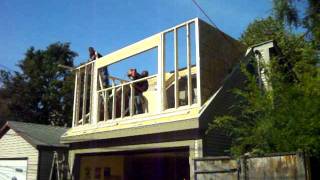 Framing Roofing and Siding a Dormer in 14 hours 5 [upl. by Petunia]