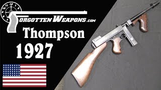 Model 1927 Thompson Semi Automatic Carbine [upl. by Prebo703]