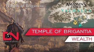 AC Valhalla Temple of Brigantia Armor  Eurvicscire Wealth [upl. by Yeldar]