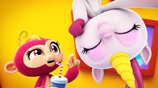 Fingerlings Tales  Gigi The Unicorn and Bella The Monkeys Friendship  Kids Cartoons [upl. by Nairolf]