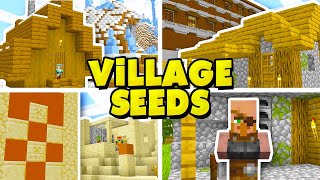 TOP 20 BEST NEW VILLAGE SEEDS For Minecraft 1165 Minecraft Java Edition Seeds [upl. by Ahtilat]