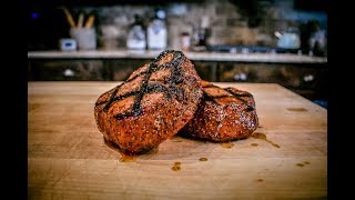 Grilled Filet Mignon on a Pellet Grill [upl. by Siseneg]