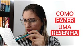 Como fazer uma resenha  Prof Fran  Descomplicando o Direito [upl. by Octavus]