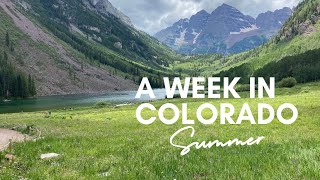 A WEEK IN COLORADO  THINGS TO DO IN SUMMER [upl. by Aicilec]