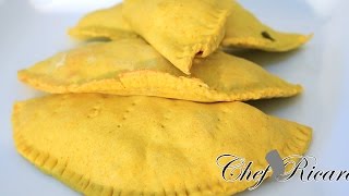 Jamaican Beef Patties Recipe  Recipes By Chef Ricardo [upl. by Akirdna154]