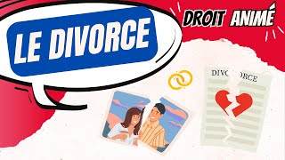 La procédure de divorce en France  présentation des 4 types de divorce  Le droit animé [upl. by Hasen453]