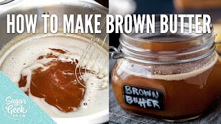 How To Make Brown Butter amp What To Use It For [upl. by Lleda]