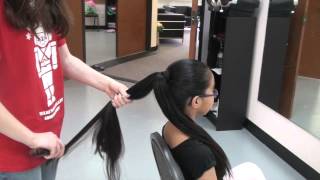 TYBC Bun Tutorial  thick hair [upl. by Nyra]