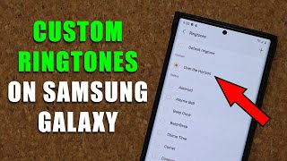 How to Set ANY Song as Custom Ringtone on your Samsung Galaxy Smartphone [upl. by Nallid2]