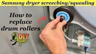 Replace Samsung dryer Drum Rollers properly [upl. by Eimmas]