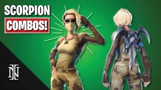 SCORPION COMBOS in Fortnite [upl. by Haskins]