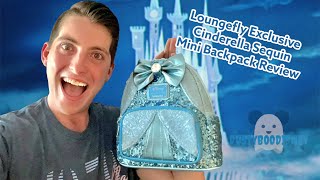 Loungefly Cinderella Sequin Mini Backpack Review [upl. by Audrit]