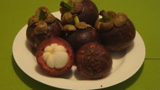 Mangosteen How to Eat Mangosteen Fruit [upl. by Pfeifer]