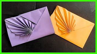 ⩥ Cómo hacer un SOBRE de papel FÁCIL y ELEGANTE  Origami PASO A PASO [upl. by Benedict917]