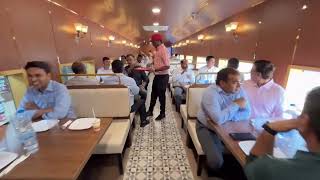 THE TRAIN RESTAURANT BY HALDIRAM AT BILASPUR STATION [upl. by Bega434]