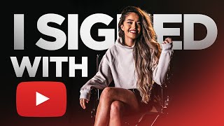 VALKYRAE SIGNS WITH YOUTUBE ANNOUNCEMENT VIDEO [upl. by Artimid]