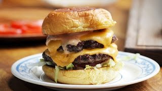 Double Cheeseburger as made by Erik Anderson [upl. by Ahsilra387]