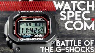 CASIO GSHOCK DW5600 VS GWM5610  BATTLE OF THE BEASTS [upl. by Fihsak]