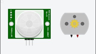 Tinkercad  Arduino Lesson 15 Motors and Sensors [upl. by Orozco902]