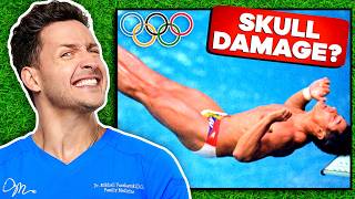 Doctor Reacts To Olympics Injuries [upl. by Stuckey]