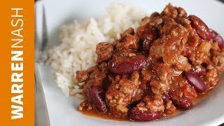 Chilli Con Carne Recipe  Easy Mexican favourite  Recipes by Warren Nash [upl. by Berte473]