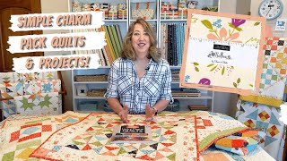 Simple Charm Pack Quilts and Projects [upl. by Zippel516]