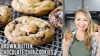 How to Make Brown Butter Chocolate Chip Cookies [upl. by Kciwdahc263]