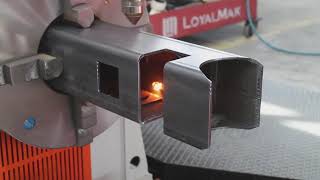 CNC PLASMA Tube cutting with the source XPR300 [upl. by Neelrahc796]