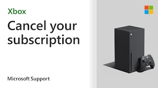 How to cancel a Xbox subscription  Microsoft [upl. by Enyaz548]
