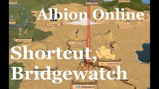 Albion Online  Caerleon to Bridgewatch fast almost safely [upl. by Arhez27]