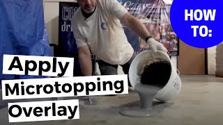 How To Apply Our Micro Topping Overlay  Classic Coating Systems [upl. by Lerrud]